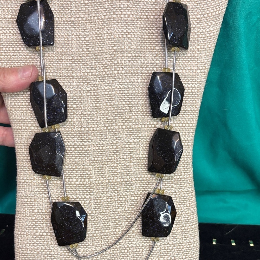Chico’s Black Sparkly necklace